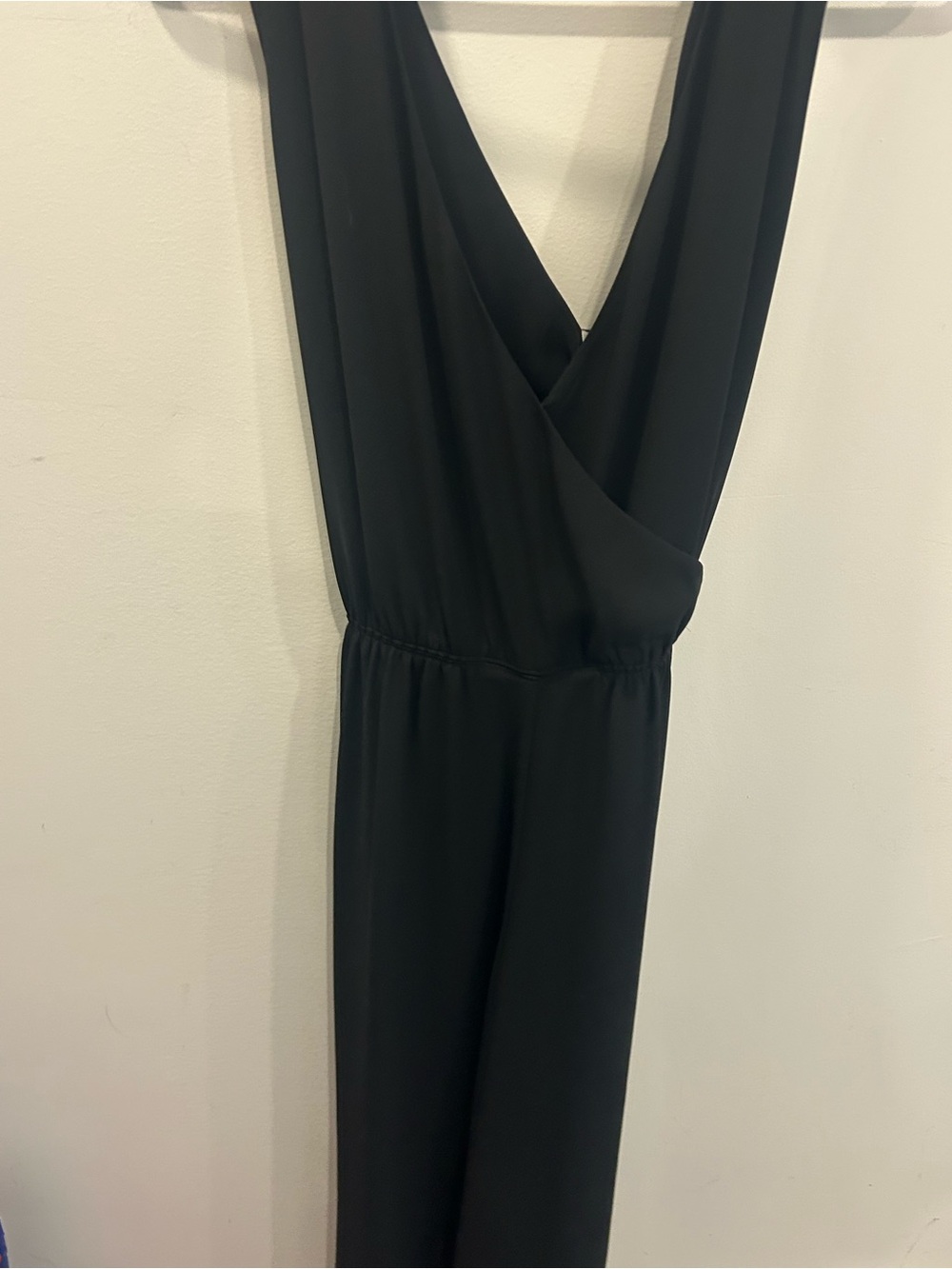 Babaton One-Shoulder Black Wrap Jumpsuit